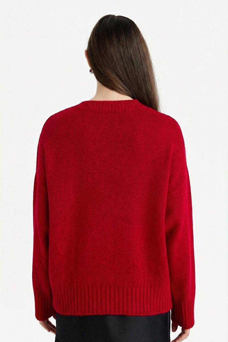 ديفاكتو بلوفر تريكو اوفر سايز برقبة مستديرة - Image 5